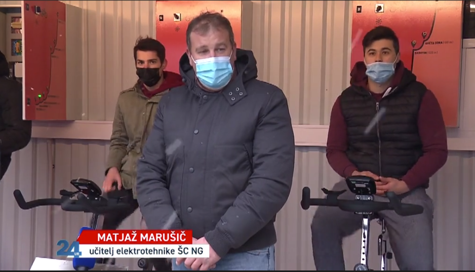 Praznična osvetlitev – sodelovanje ŠC NG in MONG