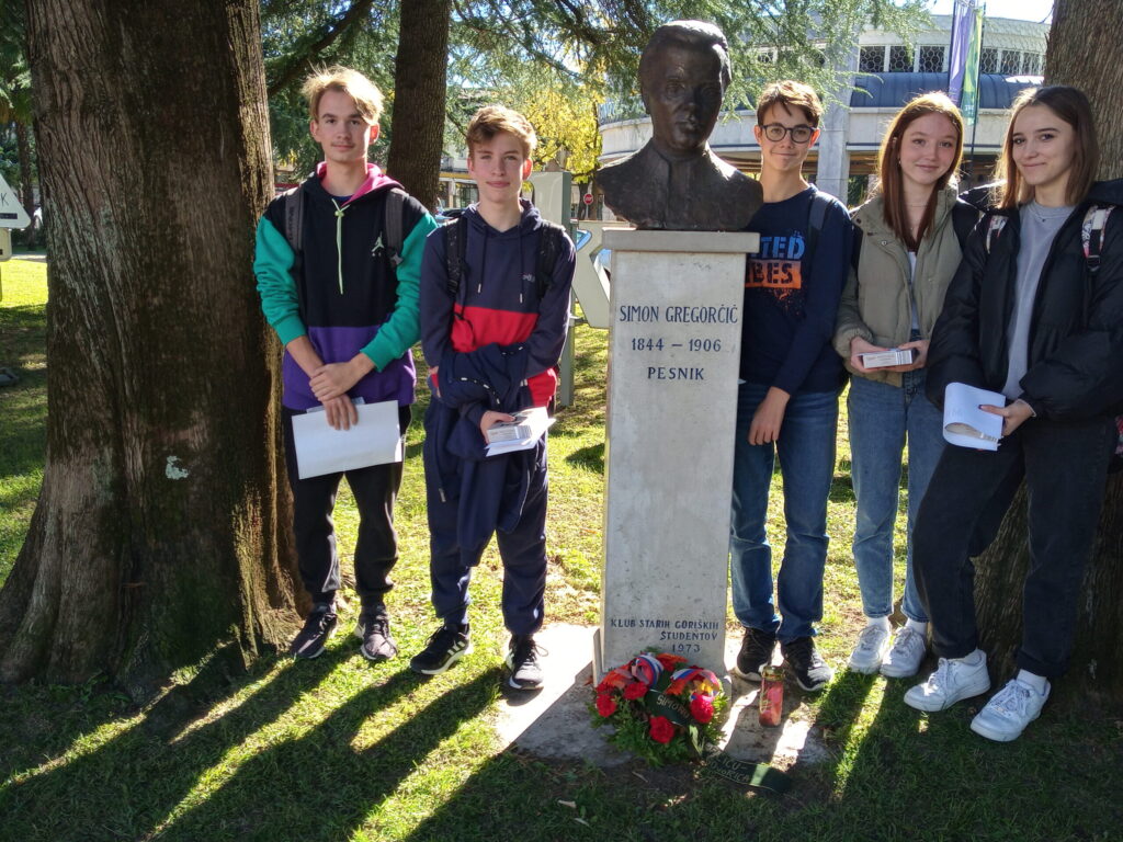 Počastitev spomina na pesnika Simona Gregorčiča
