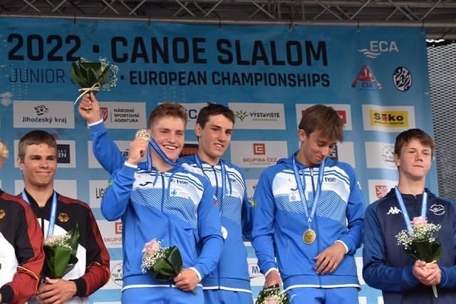 Odličen uspeh na evropskem prvenstvu v slalomu na divjih vodah