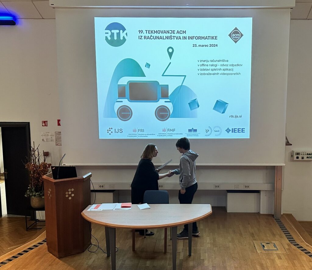 19. tekmovanje ACM iz računalništva in informatike